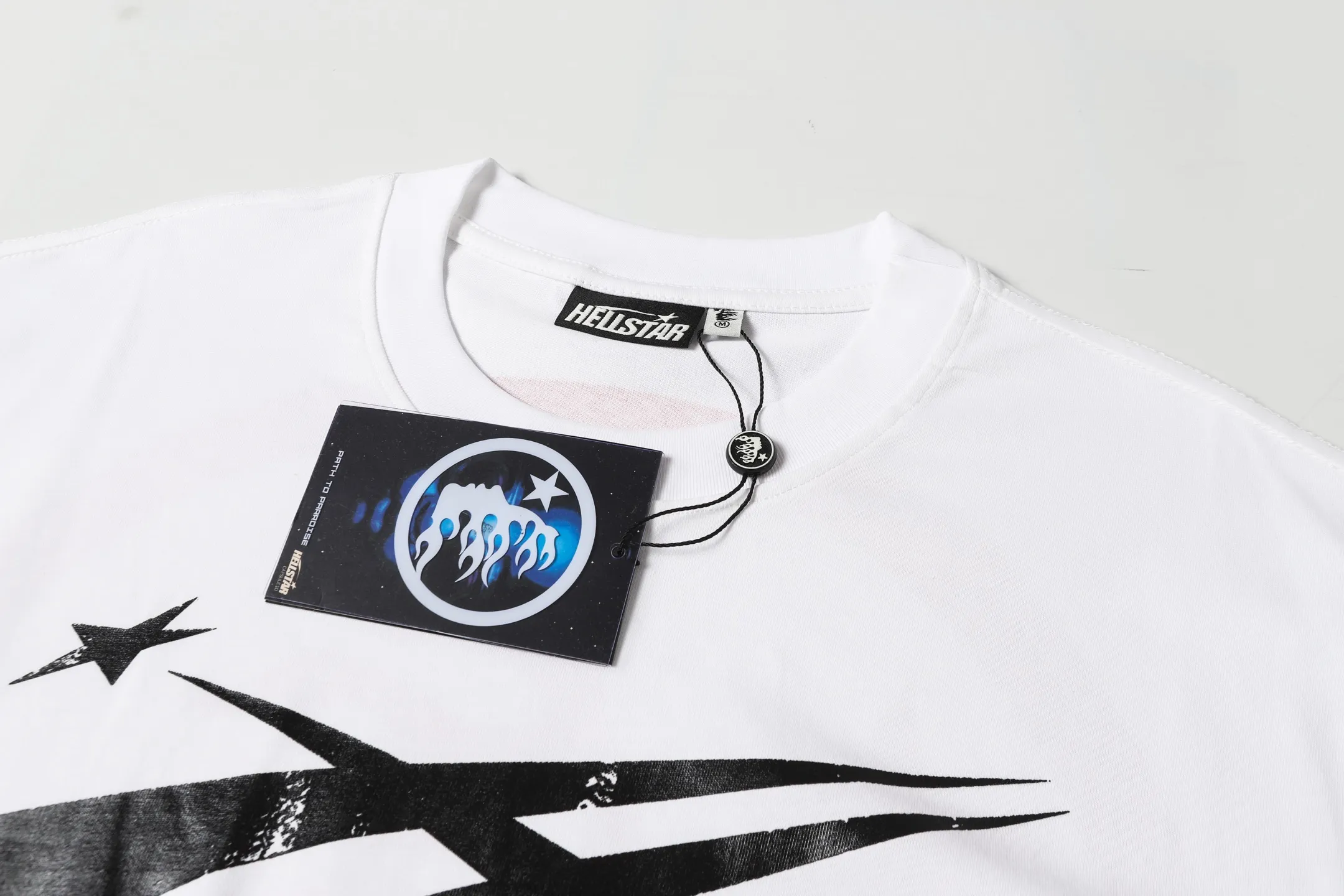 766#White I P54 In Stock Hellstar 、 T （fabric):32 240 Sizes（size）：S-M- L- X L （colour）：White 👉 👉